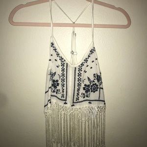 Floral tank top